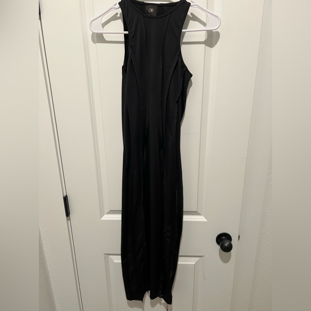 NWT OW Collection Black Midi Dress